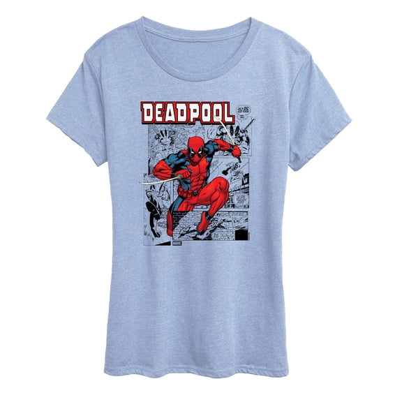 Marvel - Deadpool Comic - Women's Short Sleeve Graphic T-Shirt