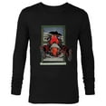 thumbnail image 1 of Marvel Deadpool Comic X-Men Undies Window Smash - Long Sleeve T-Shirt for Men - Customized-Black, 1 of 5