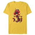 thumbnail image 1 of Marvel Deadpool Corps Lady Deadpool Kidpool Headpool Dogpool - Short Sleeve Blended T-Shirt for Adults - Customized-Yellow, 1 of 5