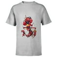 thumbnail image 1 of Marvel Deadpool Corps Lady Deadpool Kidpool Headpool Dogpool - Short Sleeve T-Shirt for Kids - Customized-Athletic Heather, 1 of 5