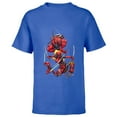 thumbnail image 1 of Marvel Deadpool Corps Lady Deadpool Kidpool Headpool Dogpool - Short Sleeve T-Shirt for Kids - Customized-Royal, 1 of 5
