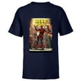 thumbnail image 1 of Marvel Deadpool Dashingly Dancing Deadpool Comic Cover Art - Short Sleeve T-Shirt for Kids - Customized-Navy, 1 of 5