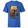 thumbnail image 1 of Marvel Deadpool Dashingly Dancing Deadpool Comic Cover Art - Short Sleeve T-Shirt for Kids - Customized-Royal, 1 of 5