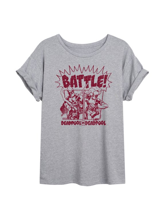 - Deadpool Vs Lady Deadpool Women's Relaxed Fit T-Shirt