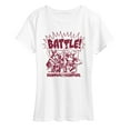 thumbnail image 1 of Marvel Deadpool - Deadpool Vs Lady Deadpool - Women's Short Sleeve Graphic T-Shirt, 1 of 5