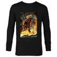 thumbnail image 1 of Marvel Deadpool Demonic Dark Marvel Variant Comic Cover - Long Sleeve T-Shirt for Men - Customized-Black, 1 of 5