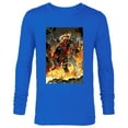 thumbnail image 1 of Marvel Deadpool Demonic Dark Marvel Variant Comic Cover - Long Sleeve T-Shirt for Men - Customized-Navy, 1 of 5