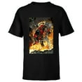 thumbnail image 1 of Marvel Deadpool Demonic Dark Marvel Variant Comic Cover - Short Sleeve T-Shirt for Kids - Customized-Black, 1 of 5
