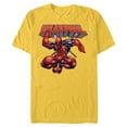 thumbnail image 1 of Marvel Deadpool Drawing Sword Action Pose Comic Cover Art - Short Sleeve Blended T-Shirt for Adults - Customized-Yellow, 1 of 5