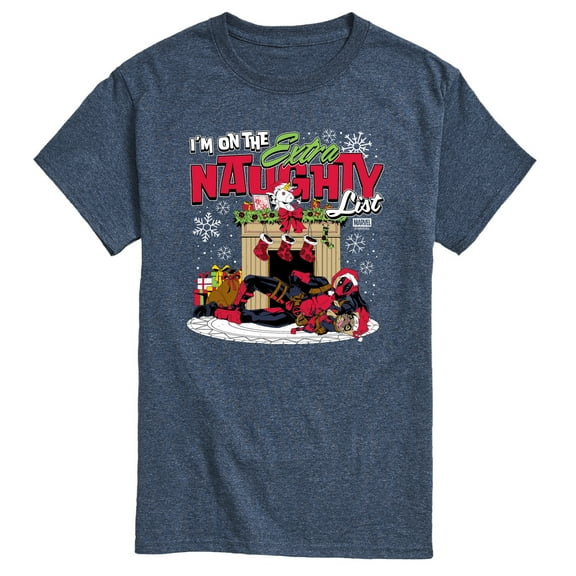 Marvel - Deadpool Extra Naughty - Men's Short Sleeve Graphic T-Shirt