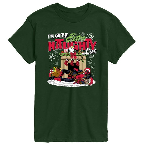 Marvel - Deadpool Extra Naughty - Men's Short Sleeve Graphic T-Shirt
