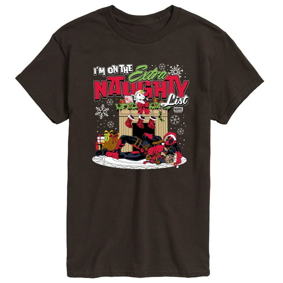 Marvel - Deadpool Extra Naughty - Men's Short Sleeve Graphic T-Shirt