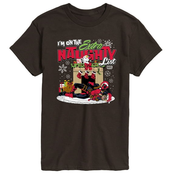 Marvel - Deadpool Extra Naughty - Men's Short Sleeve Graphic T-Shirt
