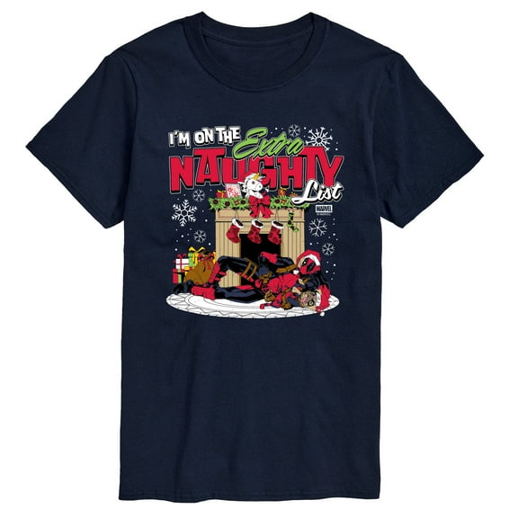 Marvel - Deadpool Extra Naughty - Men's Short Sleeve Graphic T-Shirt