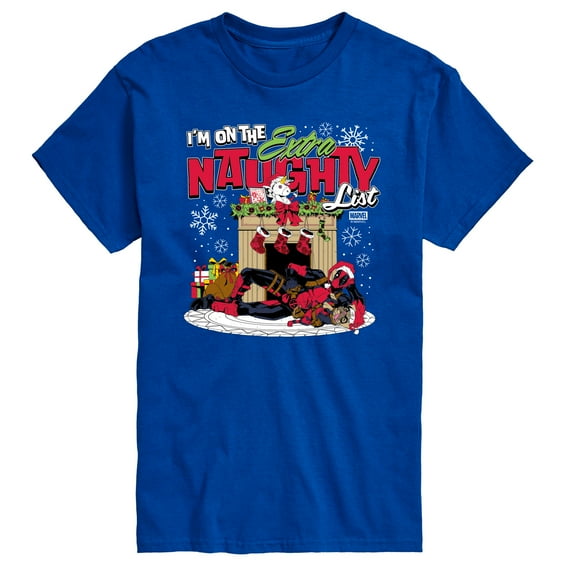 Marvel - Deadpool Extra Naughty - Men's Short Sleeve Graphic T-Shirt