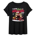 thumbnail image 1 of Marvel - Deadpool Extra Naughty - Women's Oversized Graphic T-Shirt, 1 of 4