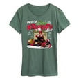 thumbnail image 1 of Marvel - Deadpool Extra Naughty - Women's Short Sleeve Graphic T-Shirt, 1 of 4