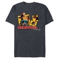 thumbnail image 1 of Marvel Deadpool Family Lady ‘Pool Kidpool Dogpool Headpool- Short Sleeve Blended T-Shirt for Adults - Customized-Navy Heather, 1 of 5