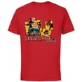 thumbnail image 1 of Marvel Deadpool Family Lady ‘Pool Kidpool Dogpool Headpool- Short Sleeve Cotton T-Shirt for Adults - Customized-Red, 1 of 5