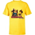 thumbnail image 1 of Marvel Deadpool Family Lady ‘Pool Kidpool Dogpool Headpool- Short Sleeve T-Shirt for Kids - Customized-Yellow, 1 of 5