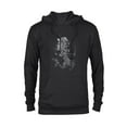 thumbnail image 1 of Marvel Deadpool Family Swords Comic Pencil Line Sketch Art- Pullover Hoodie for Adults - Customized-Black, 1 of 5