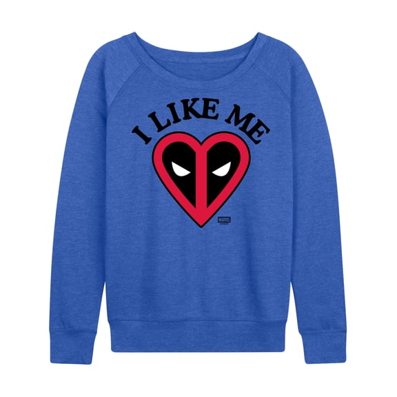 Marvel - Deadpool I Like Me - Women's French Terry Long Sleeve Pullover