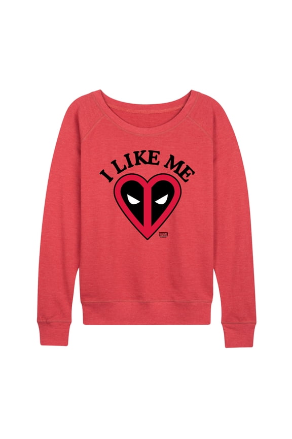 - Deadpool I Like Me - Women's French Terry Long Sleeve Pullover