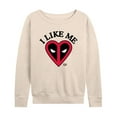 thumbnail image 1 of Marvel - Deadpool I Like Me - Women's French Terry Long Sleeve Pullover, 1 of 4