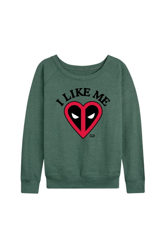 - Deadpool I Like Me - Women's French Terry Long Sleeve Pullover
