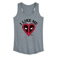 thumbnail image 1 of Marvel - Deadpool I Like Me - Women's Racerback Graphic Tank Top, 1 of 4