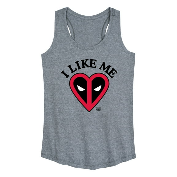 Marvel - Deadpool I Like Me - Women's Racerback Graphic Tank Top