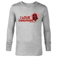 thumbnail image 1 of Marvel Deadpool I Love Chimichangas More Than You Valentine - Long Sleeve T-Shirt for Men - Customized-Athletic Heather, 1 of 5