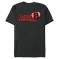 thumbnail image 1 of Marvel Deadpool I Love Chimichangas More Than You Valentine - Short Sleeve Blended T-Shirt for Adults - Customized-Dark Heather, 1 of 5