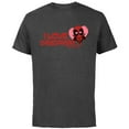 thumbnail image 1 of Marvel Deadpool I Love Chimichangas More Than You Valentine - Short Sleeve Cotton T-Shirt for Adults - Customized-Charcoal, 1 of 5