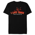 thumbnail image 1 of Marvel Deadpool I Love Tacos I Guess You're Ok Too - Short Sleeve Blended T-Shirt for Adults - Customized-Black, 1 of 5