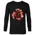 thumbnail image 1 of Marvel Deadpool I'm Crazy For You Valentine's Day - Long Sleeve T-Shirt for Men - Customized-Black, 1 of 5