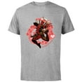 thumbnail image 1 of Marvel Deadpool I'm Crazy For You Valentine's Day - Short Sleeve Cotton T-Shirt for Adults - Customized-Athletic Heather, 1 of 5