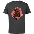 thumbnail image 1 of Marvel Deadpool I'm Crazy For You Valentine's Day - Short Sleeve Cotton T-Shirt for Adults - Customized-Charcoal, 1 of 5