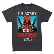 Marvel Deadpool I'm Sorry did I Offend You? Men's Graphic T-Shirt