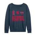 thumbnail image 1 of Marvel - Deadpool Jersey - Women's French Terry Long Sleeve Pullover, 1 of 4