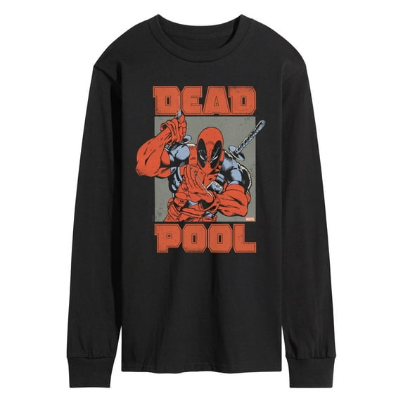 Marvel - Deadpool Katana - Men's Long Sleeve Graphic T-Shirt