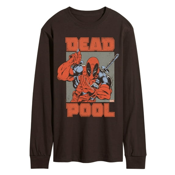 Marvel - Deadpool Katana - Men's Long Sleeve Graphic T-Shirt