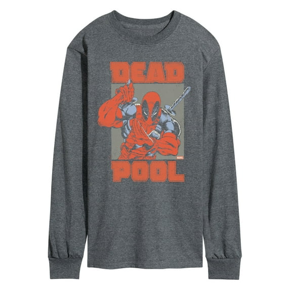 Marvel - Deadpool Katana - Men's Long Sleeve Graphic T-Shirt