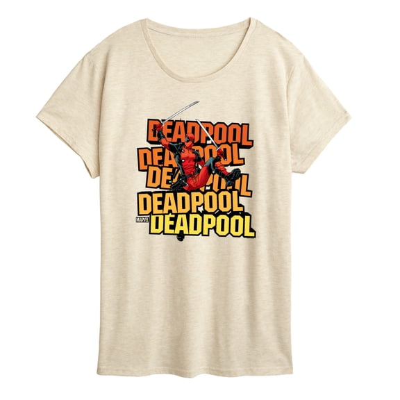 Marvel Deadpool - Katana Pose - Women's Short Sleeve Graphic T-Shirt