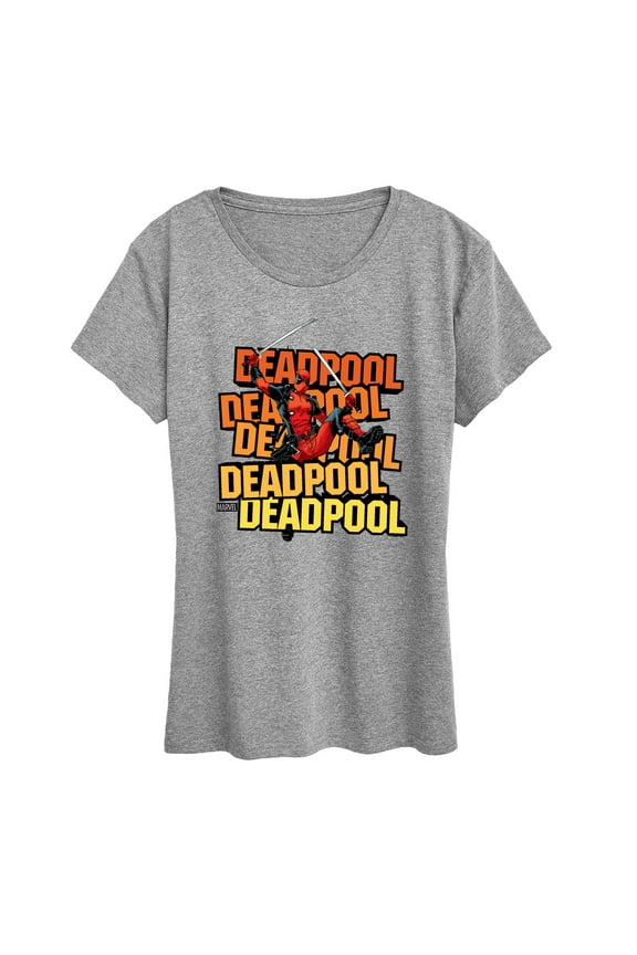 Deadpool - Katana Pose - Women's Short Sleeve Graphic T-Shirt