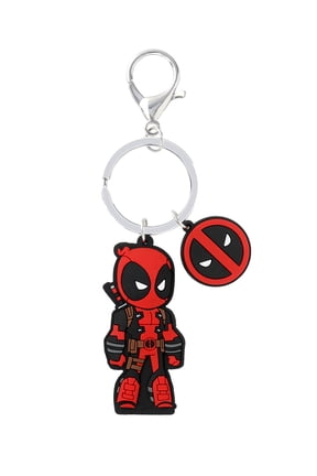 Boys' Deadpool Keychain Charm with Iconic Mask Design
