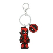 Marvel Boys Deadpool Keychain Charm with Iconic Mask Design