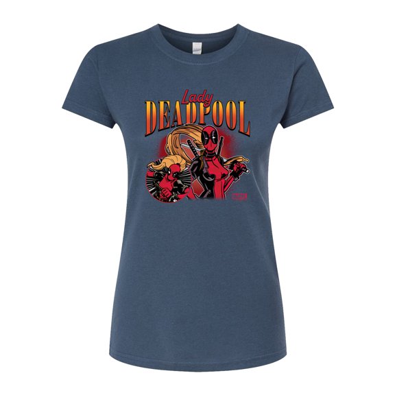 Marvel Deadpool - Lady Deadpool - Juniors Fitted Graphic T-Shirt