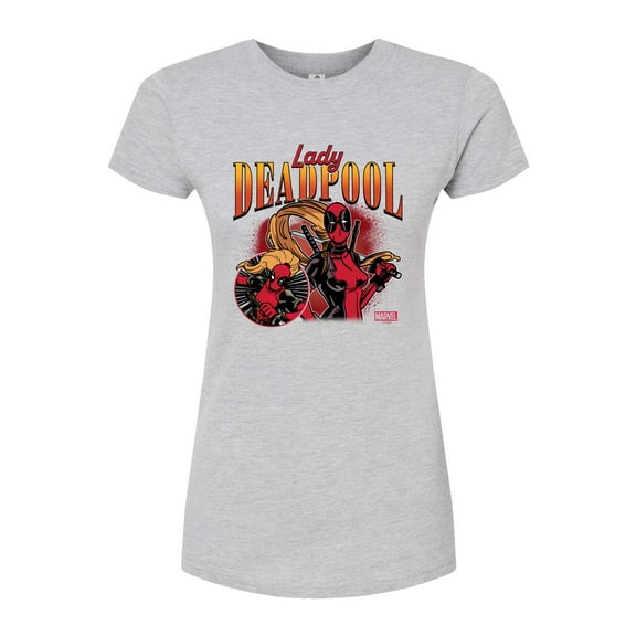 Marvel Deadpool - Lady Deadpool - Juniors Fitted Graphic T-Shirt