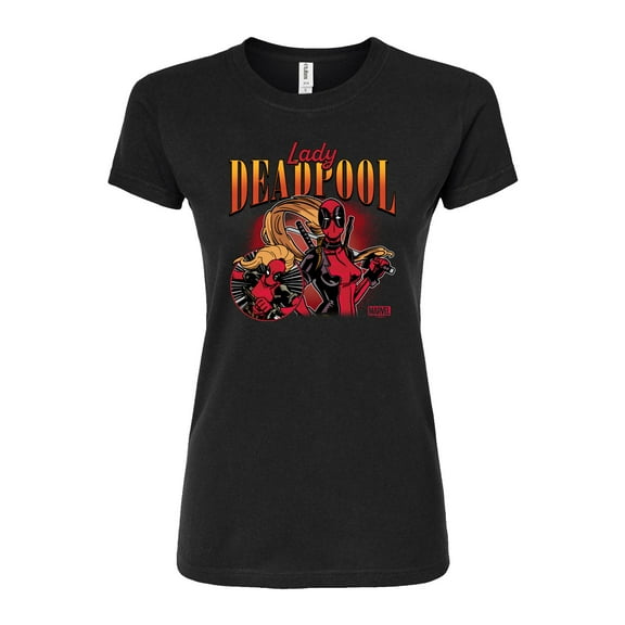 Marvel Deadpool - Lady Deadpool - Juniors Fitted Graphic T-Shirt
